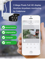 Cámara CCTV Farola solar Todo Ip65 Energía solar al aire libre