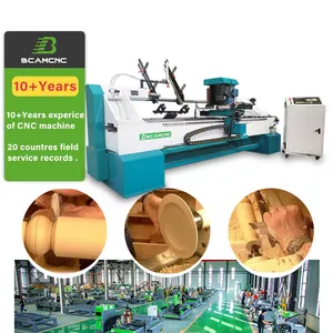 BCAMCNC Wood Lathe Machine Wood Turning Lathe Machine Cnc Wood Turning Lathe