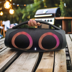 <span class=keywords><strong>B31</strong></span> Chất lượng cao mạnh mẽ bùng nổ box3 không thấm nước ngoài trời di động loa <span class=keywords><strong>bluetooth</strong></span> không dây với đầy màu sắc đèn LED TF Khe cắm AUX - Product Image 4