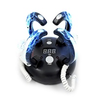 85123 Mini Jeu de table de réaction à choc électrique, Console de jeu de choc, Jeu de roulette à choc amusant, Détecteur de mensonges pour jeux de fête
