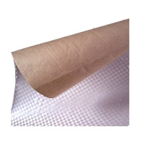 Papier kraft vierge simple face enduit de PE ciré VCI antirouille avec tissu tissé pour emballage industriel et impression