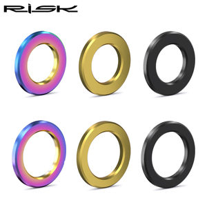 Nguy cơ M5/M6 hợp kim titan 10PCS SET máy giặt Gasket Nut Bolt Vòng phẳng seal Assortment Kit GR5(TC4) vít Gasket cho xe đạp - Product Image 4