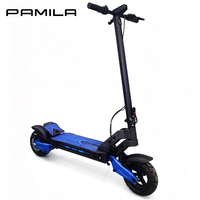 Trottinette électrique à deux roues sans balais de 10 pouces, 250 W, 10 Ah, pour adultes, autonomie de 80 km, suspension intégrale, frein arrière étanche, pliable