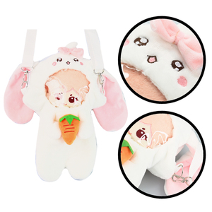 Nouveau design de sac ITA OEM sac à dos poupée peluche rose sac à dos transparent sac d'étudiant sac de poupée personnalisé sacs d'école <span class=keywords><strong>Tamagotchi</strong></span> - Product Image 6