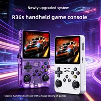 Nouvelle console de jeu portable sans fil open-source R36S transfrontalière avec grand écran HD de 35 pouces pour jeux rétro classiques et jeux AVG portables