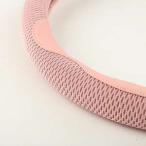 Funda de <span class=keywords><strong>Volante</strong></span> de Coche Transpirable de Alta Gama, Cuatro Estaciones, Cuero de Seda de Hielo, Estilo Premium y Confortable - Product Image 5