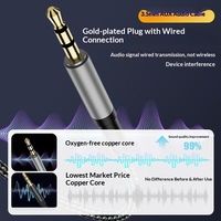 Câble audio de voiture USB C AUX 2 en 1, conducteur en cuivre pur, nylon, haute fidélité, sans bruit, cordon auxiliaire stéréo tressé pour ordinateur