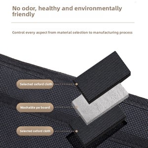 Organizer da Auto Stile Business, Borsa Appendibile per Sedile Posteriore, Portaoggetti in Tessuto Oxford per Auto - Product Image 4