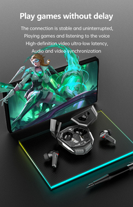 Nhà Máy Bt5.5 Chạy Thể Thao Tai Nghe Stereo Tai Nghe Không Dây Dx-26 RGB Ánh Sáng Đầy Màu Sắc Dx26 TWS Earbuds Cho Chơi Game - Product Image 5
