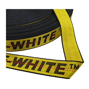 Fettuccia in jacquard <span class=keywords><strong>PP</strong></span> di lusso 0FF e WHlTE nylon per tracolla fascia - Product Image 6