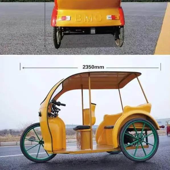 यात्रियों के लिए नए मॉडल इलेक्ट्रिक ट्राइसाइकिल टैक्सी सबसे अच्छी बिक्री के लिए