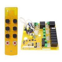 Télécommande et récepteur de grue industrielle étanches IP66 à 6 boutons, monovitesse, pour palan, interrupteur sans fil