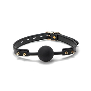 8-टुकड़ा वास्तविक चमड़े का बीडीएसएम किट फेस्ट सेक्स बंधन सेट, हाथ के मुंह गाग व्हिप कॉलर और कामुक खेलों के लिए मास्क - Product Image 3