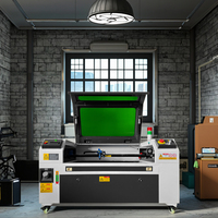 Machine de gravure laser CO2 pulsée Reci 100W 3D pour cuir, pierre, caoutchouc, contreplaqué, bois, papier, MDF