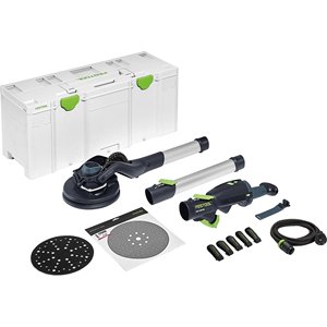 FestoolS 400W LHS 2 225 PLANEX 225mm para paneles de yeso en Systainer para proyectos de bricolaje con fuente de alimentación - Product Image 1