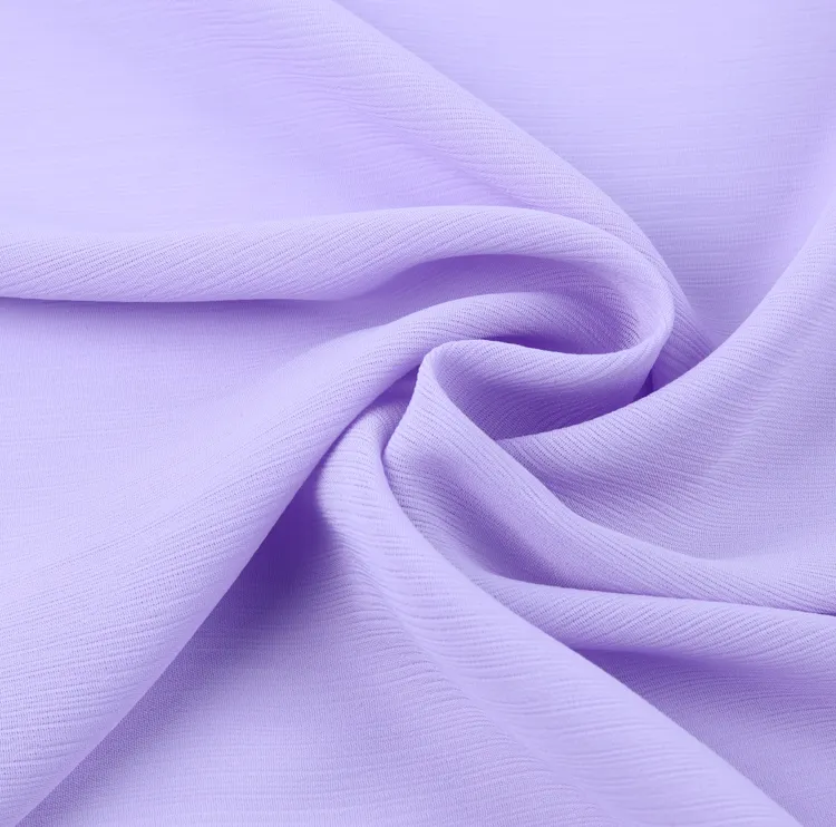Tissu léger en mousseline de soie polyester ultra doux, 115 g/m², robe et robe de haute qualité, Sari rouge, offre spéciale