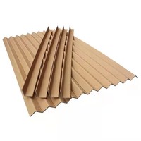 Matériaux de papier Kraft en forme de L, bord d'angle en carton, 60x60 cm