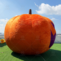 Citrouille gonflable géante d'Halloween, Jack O'Lantern géant et moelleux pour décoration extérieure de jardin, cour, fête, festival, exposition