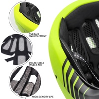 Casque de vélo LED rechargeable par USB VICTGOAL avec lunettes UV400 et visière solaire, modèle mini OEMODM, casque de moto et de vélo