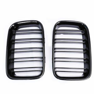 Grille de pare-chocs avant BMW E36 noire en plastique ABS, simple ou double ligne, pièce de rechange - Product Image 2