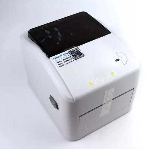USB 4 Inch High Efficiency Thermal Sticker Printer 118mm Width Shipping Label Barcode Printer in Stock