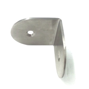 Support d'angle mural en acier, bois et aluminium avec design triangulaire pour support de coin de lit - Product Image 4