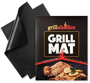 Hot Selling Set of 2 Fireproof Charcoal Baking <strong>BBQ</strong> <strong>Grill</strong> <strong>Mats</strong> Premium <strong>BBQ</strong> Accessories - Product Image 5