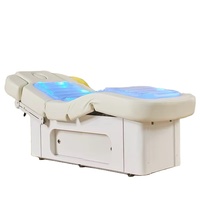 Table de massage thermique électrique Thai Spa lit à jet d'eau sèche avec lumière LED mobilier de salon de beauté pour le visage 4 moteurs