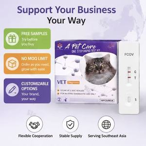 Pruebas Rápidas Veterinarias FPV/FCOV/GIA <span class=keywords><strong>de</strong></span> 3 Vías para Gatos, Precio <span class=keywords><strong>de</strong></span> Fabricante <span class=keywords><strong>de</strong></span> Productos para el Cuidado <span class=keywords><strong>de</strong></span> Mascotas - Product Image 5