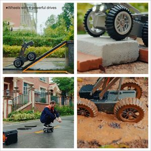 Fabriekslevering Ip68 Waterdichte Cctv Riool Crawler Robotsysteem Drainage 120M Kabel Pijp Riolering Pijpleiding Inspecteren Robot Camera - Product Image 4