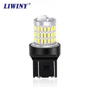 3157 lwiny t25 הוביל הנורה 54smd 3014 שבבים להפוך אותות אור 3156 אור 3057 3157 1157 7443 לבן יום יום