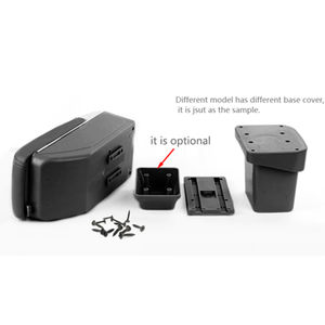 Caja de almacenamiento de tienda de lujo de cuero de doble capa Muchkey, accesorios de decoración de coche, caja de reposabrazos de coche para <span class=keywords><strong>KIA</strong></span> <span class=keywords><strong>Rio</strong></span> <span class=keywords><strong>2018</strong></span> con USB - Product Image 6
