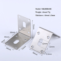 Supports de connexion pour armoires, meubles et tables en acier inoxydable 70 mm SS201 à prix abordable