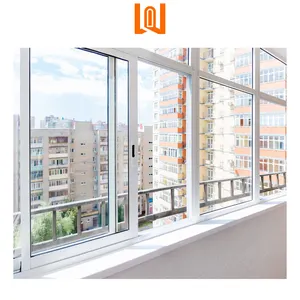 Amerikan tarzı yeni tasarım OEM/ODM ofis ses geçirmez PVC vinil sürgülü pencere