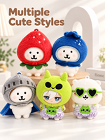 Ensemble de vêtements pour poupées Alien Cat en peluche OEM ODM pour poupées de 10 cm et 13 cm, vêtements mignons personnalisés, fabrication en usine