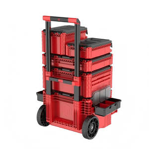 Carrito Portaherramientas Apilable e Impermeable <span class=keywords><strong>con</strong></span> <span class=keywords><strong>Ruedas</strong></span> del Fabricante para Almacenamiento <span class=keywords><strong>de</strong></span> Equipos y Maletín <span class=keywords><strong>de</strong></span> Vuelo para <span class=keywords><strong>Herramientas</strong></span> <span class=keywords><strong>de</strong></span> Ferretería - Product Image 5