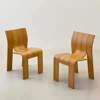 Chaises en bois massif chaises à manger en bois courbé bûches filet en forme de designer médiéval minimaliste Bois massif rouge