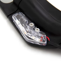 Rétroviseurs de moto CNC en plastique avec éclairage de remplacement pour Yamaha, Suzuki, Ducati