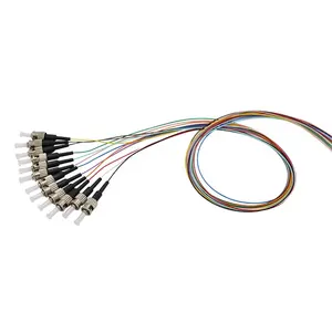ST Simplex Single Mode Pigtail ST 0.9mm cable optical fiber pigtail for FTTH