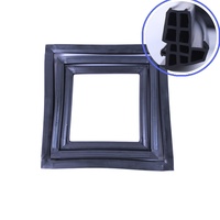 Bande d'étanchéité flexible en caoutchouc EPDM pour fenêtres et portes en alliage d'aluminium, étanche à l'eau et à la poussière, service de découpe, joint profilé noir