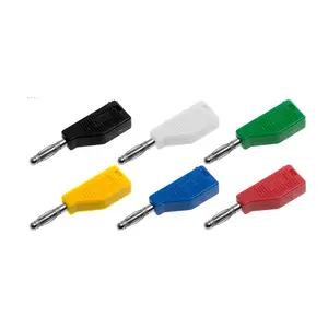 Multicolor banana cable plug Stackable Banana Plug 4mm