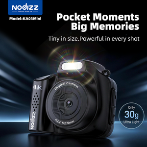 Caméra de vlog de poche NODIZZ KA03Mini, capteur CMOS 16MP, prise en charge de la carte TF, éclairage LED intégré, enregistrement vidéo Full HD - Product Image 5