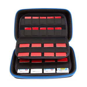 Boîte simple cadre Style emballage EVA mémoire SD carte de visite porte-carte Sim stockage transport étui à fermeture éclair sac - Product Image 2