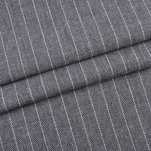 Fabrication de tissus à <span class=keywords><strong>rayures</strong></span> fines 60% coton 32% polyester 8% <span class=keywords><strong>lin</strong></span> teint en fil de coton respirant pour costumes - Product Image 4