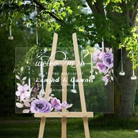 Offres Spéciales : Panneaux Acryliques Personnalisés pour Mariage – Affiches Translucides pour Fiançailles, Mariage et Anniversaire