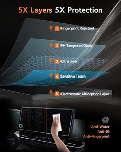 ฟิล์มกันรอยหน้าจอระบบนำทางคอนโซลกลางภายในรถยนต์ <span class=keywords><strong>ราคา</strong></span>โรงงาน สำหรับ GAC HYPTEC GT HT 2025 - Product Image 5