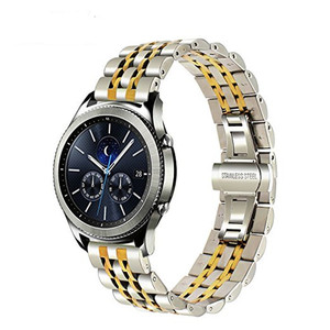Lionorm Luxe <span class=keywords><strong>7</strong></span> Perles Lien Bracelet 20mm 22mm Bracelet De Montre En Acier Inoxydable Bracelet De Poignet En Métal pour Montres Intelligentes - Product Image 5