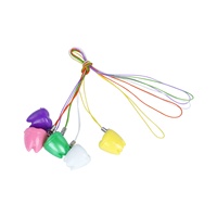 Mini boîte à dents de bébé, boîte de dentisterie en plastique multicolore, rangement dentaire, dents de bébé, vente en gros, 10 pièces