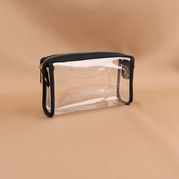 Keymay Stock populaire RTS cadeau personnalisé couleur bonbon jolies filles sacs de maquillage étanches étui à crayons transparent sacs en PVC transparents