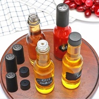 Bouteille en verre avec bouchon en stock 3oz 5oz 8oz Woozy Chili Ketchup Vinaigre Tabasco Spice Hot Sauce